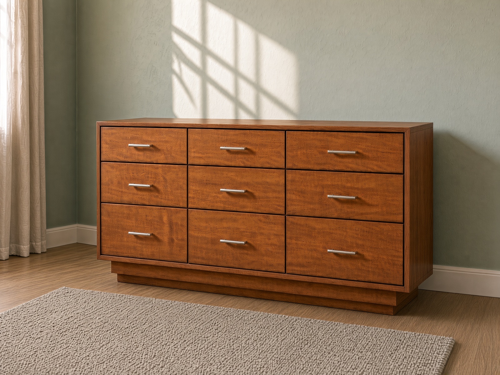 Modern dresser in Brazilian cherry